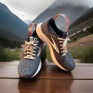 Brooks Launch 7 Shoes Womens Size 8.5 M Gray Running Comfort Walking Gym Sneaker